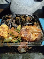 Mussels w Broccoli Corn & Potatoe